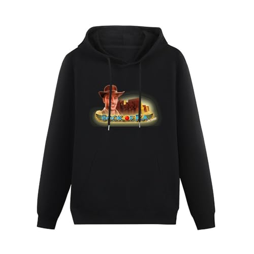 SHUOCAI Book of Ra Hoody top Heavyweight Pullover Hoodys Cute Clothes Hooded Mens Graphic Hoodys Hip hop Black M von SHUOCAI