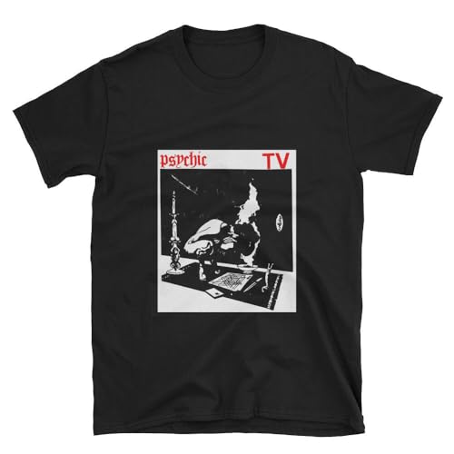 Psychic TV - gig Flyer - Limited Edition Black Tribute t-Shirt BlackLarge von SHUPMN