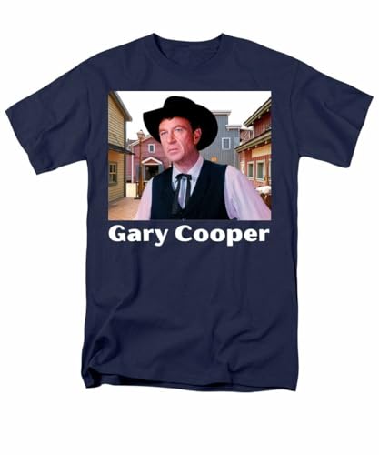T-Shirt Gary Cooper High Noon Western Fan Art Adult Size S-4XL BlueXX-Large von SHUPMN