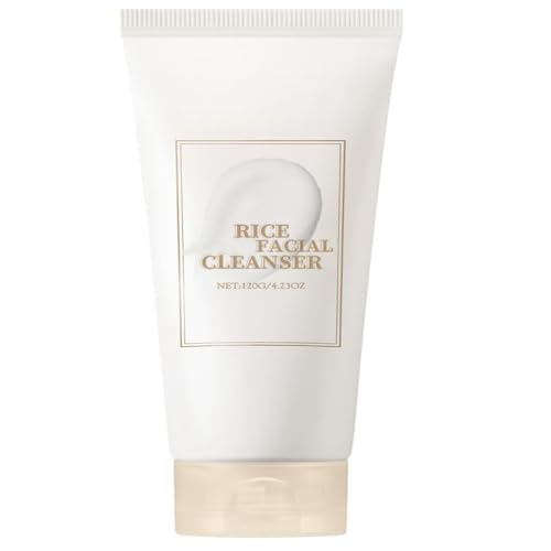 Rice Facial Cleanser, Sanftes Gesichtswaschmittel für Frauen und Männer, feuchtigkeitsspendend & beruhigend, Tiefenreinigung von Poren und Schmutz, Geeignet für empfindliches HautSanftes (1Stück) Rice Facial Cleanser, Sanftes Gesichtswaschmittel für Frauen und Männer, feuchtigkeitsspendend & beruhigend, Tiefenreinigung von Poren und Schmutz, Geeignet für empfindliches HautSanftes (1Stück) von SHWSH