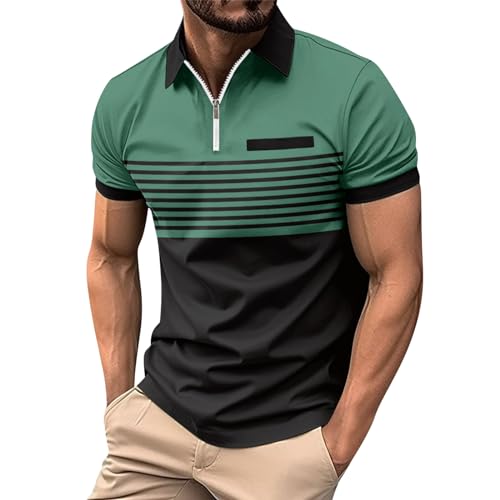 T-Shirt T Shirt Herren T Shirt Herren V Ausschnitt Tshirt Herren Lustig Fahrrad Tshirt Herren Lustig Bäcker Freizeithemden für Herren T-Shirt Grün M von SHZFGUI