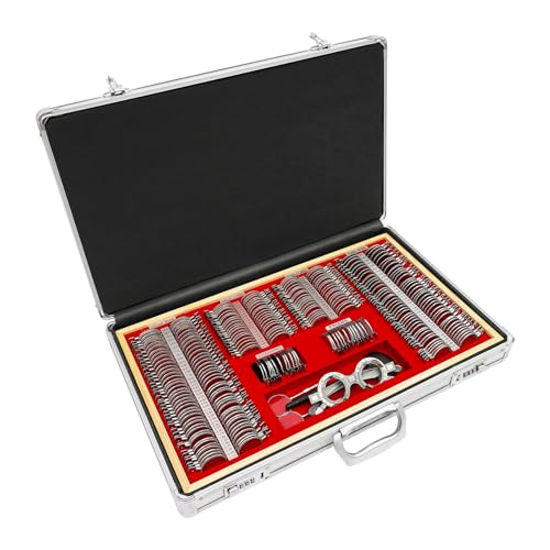 SHZICMY 266 Teiliges Optisches Testlinsen Optometrie Kit Optometrie-Etui mit Testrahmen von SHZICMY