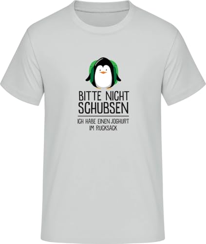 Bitte Nicht schubsen, ich Habe einen Joghurt im Rucksack T-Shirt • Größe: L von SHiRTCiTY.