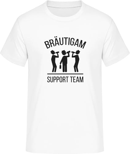 Bräutigam Support Team T-Shirt • Größe: L von SHiRTCiTY.