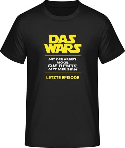 Das Wars mit der Arbeit möge die Rente mit Mir Sein T-Shirt • Größe: L von SHiRTCiTY.