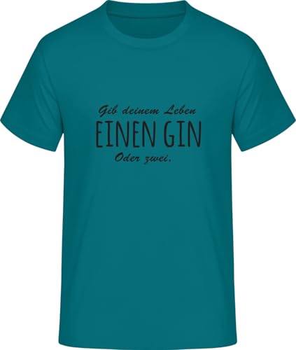 Gib Deinem Leben einen Gin T-Shirt • Größe: L von SHiRTCiTY.