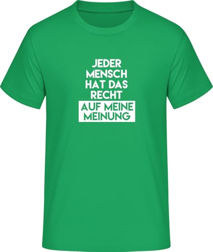 Jeder Mensch hat das Recht auf Meine Meinung T-Shirt • Größe: L von SHiRTCiTY.