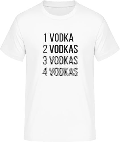 One Vodka Two Vodkas Drunk T-Shirt • Größe: 3XL von SHiRTCiTY.
