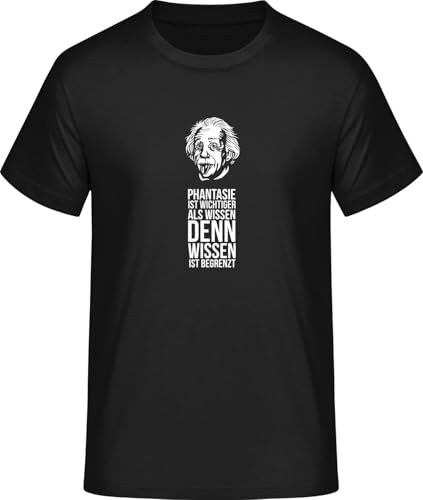 Phantasie ist wichtiger als Wissen T-Shirt • Größe: XL von SHiRTCiTY.