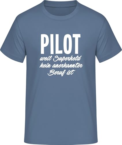 Pilot Weil Superheld kein anerkannter Beruf ist T-Shirt • Größe: L von SHiRTCiTY.
