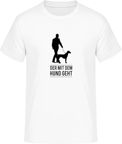 SHiRTCiTY. Der mit dem Hund geht Herren T-Shirt • Geschenke Männer • Größe: XXL von SHiRTCiTY.