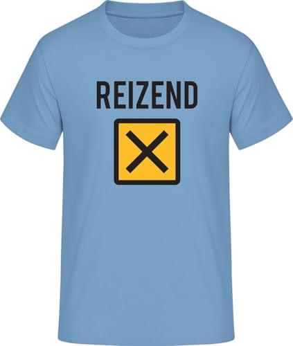 SHiRTCiTY. T-Shirt Herren mit Reizend Warnzeichen Aufdruck • Männer Shirt Bedruckt mit Spruch/Motiv • Verschiedene Motive • T-Shirts Bedruckt • Größe: XXL von SHiRTCiTY.