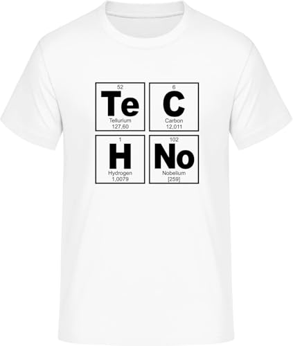 Techno Periodic Table T-Shirt • Größe: M von SHiRTCiTY.