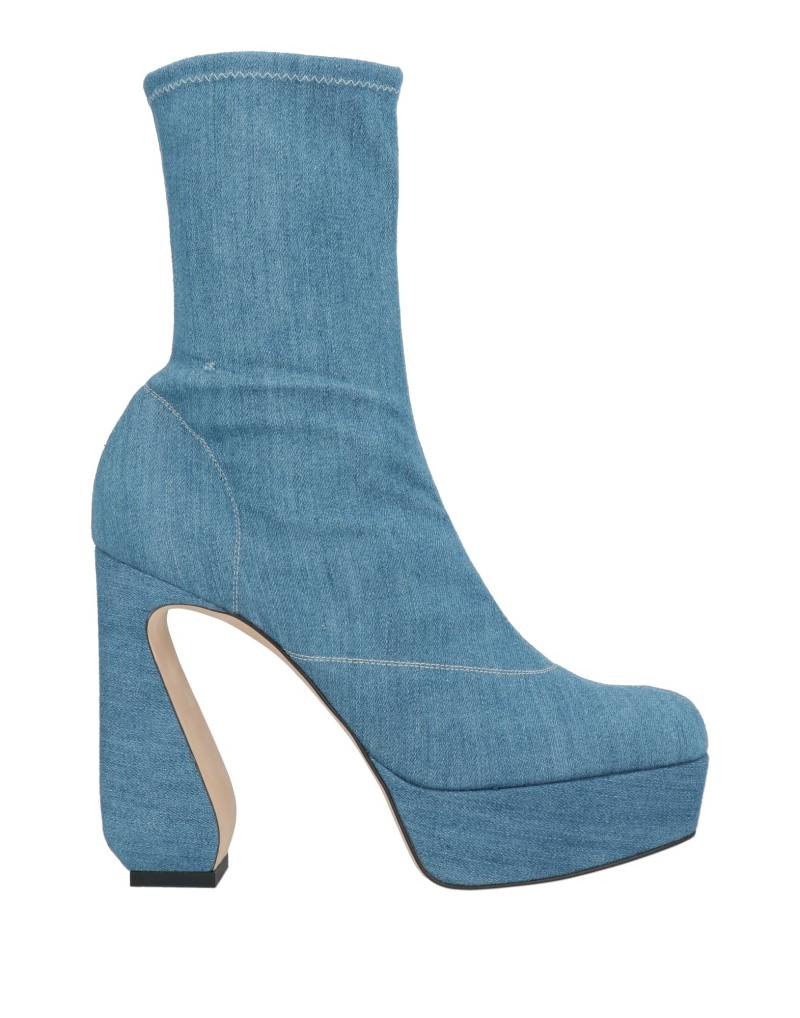 SI ROSSI by SERGIO ROSSI Stiefelette Damen Hellblau von SI ROSSI by SERGIO ROSSI
