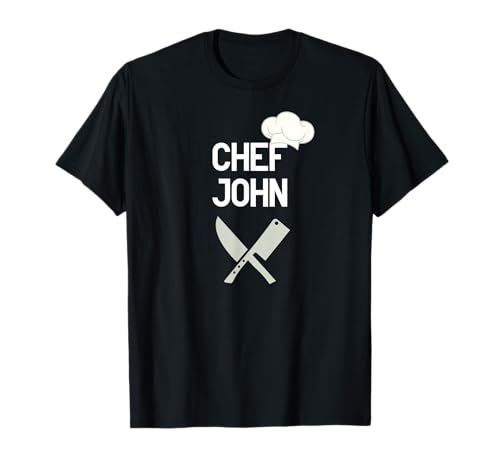Chef John - Kochgeschenke für Männer oder Frauen T-Shirt Chef John - Kochgeschenke für Männer oder Frauen T-Shirt von SIB Chef Gifts and Presents