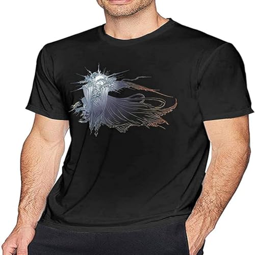 Final Fantasy 15 Short Sleeve T Shirts for Men Black 3XL von SIBOER