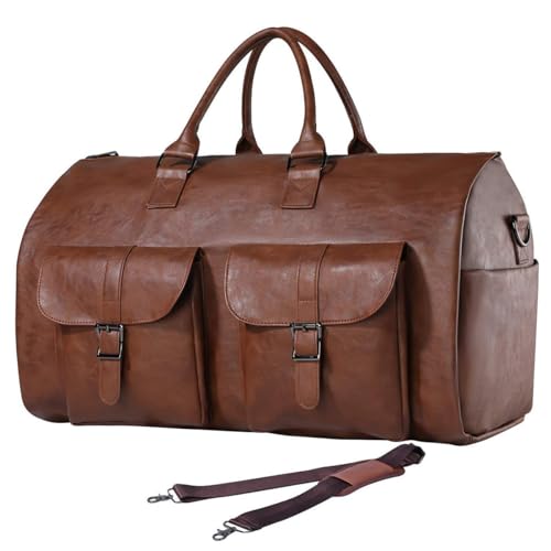 Faltbare Reisetasche, Kleidersäcke For Herren Und Damen Mit Schuhfach, 2-in-1-Handtasche For Tragen Von Kleidung, Umhängetasche, Handtasche, Anzugtrage, Weekender-Tasche For Geschäftsreisen, Freizeit, von SIBONI