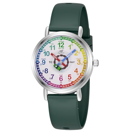SIBOSUN Kinderuhr für Mädchen analoge Uhr Kinderuhr für Kind 8-12 Tell Time Watch leicht zu lesen Lehruhr Zeit Lernen Studie Zeit Lehrer Uhr Kinder Geschenk Weihnachten grün SIBOSUN Kinderuhr für Mädchen analoge Uhr Kinderuhr für Kind 8-12 Tell Time Watch leicht zu lesen Lehruhr Zeit Lernen Studie Zeit Lehrer Uhr Kinder Geschenk Weihnachten grün von SIBOSUN