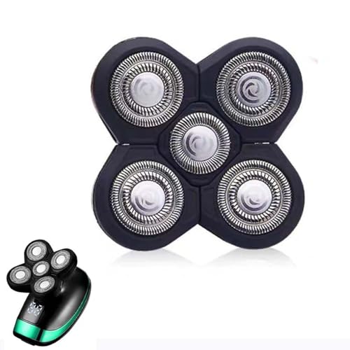 Universal-Ersatzkopf mit 5 Klingen, kompatibel mit den meisten Mainstream-Marken, elektrischer Rasierer, Ersatzkopf mit Rossifur Lovcoyo Gisaae Bazivve Electribrite Freebird (1) von SICAILU