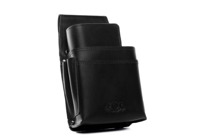 SID & VAIN Geldbörse echt Leder Kellner Geldbörse groß combi-braun ABERDEEN, Kellnerportemonnaie mit Holster echt Leder, Unisex braun von SID & VAIN