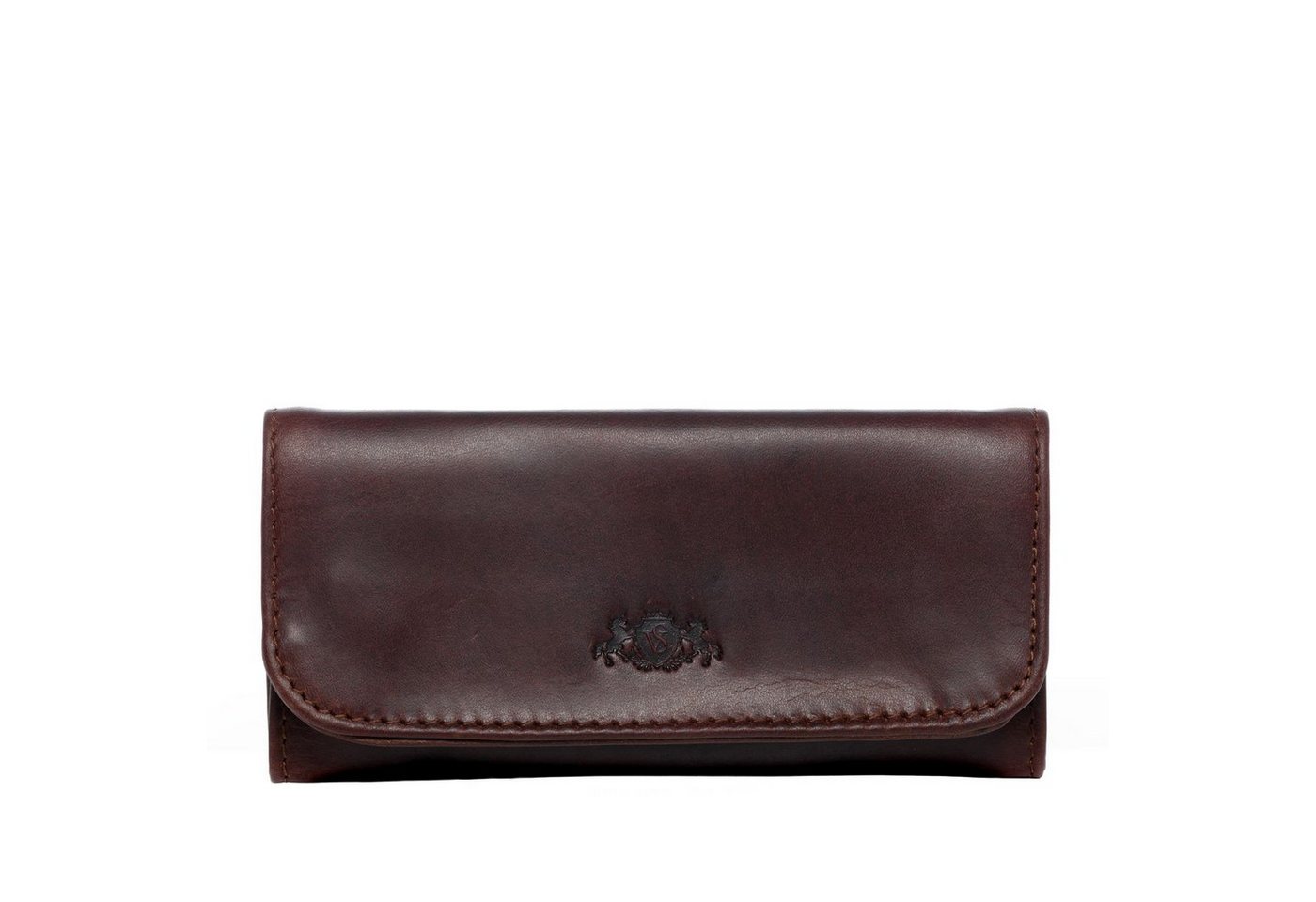 SID & VAIN Geldbörse echt Leder Tabekbeutel groß Ledertasche braun TONY, Drehertasche Echleder Unisex, Tabaketui braun-cognac von SID & VAIN