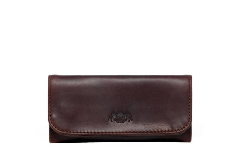 SID & VAIN Geldbörse TONY, Drehertasche Echleder Unisex, Tabaketui braun-cognac von SID & VAIN