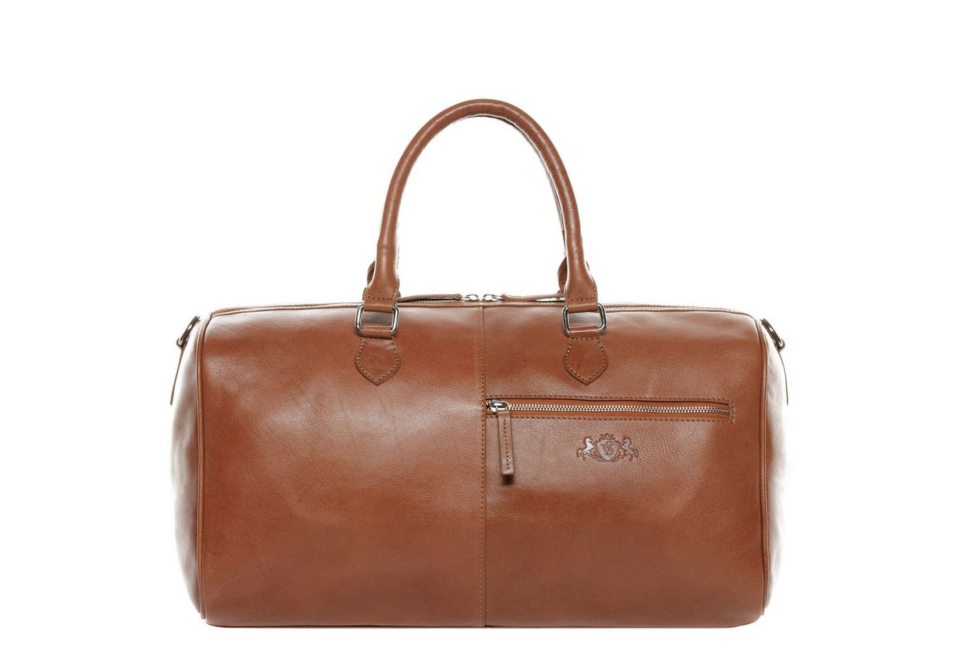 SID & VAIN Reisetasche Leder Weekender Unisex SEATTLE, Echtleder Reisegepäck für Damen & Herren, Sporttasche XL braun von SID & VAIN