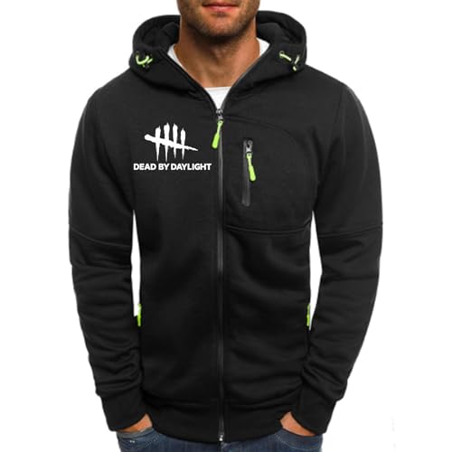 SIDHU Herren Kapuzenpulli für Tote Tageslicht Packbare Patchwork Kapuzenpullover Streetwear Casual Hooded Sweatshirt für Männer,Black-3XL von SIDHU
