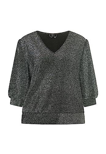 SIDONA Damen Glitzershirt 19529640-SI01, Silber SCHWARZ, S SIDONA Damen Glitzershirt 19529640-SI01, Silber SCHWARZ, S von SIDONA