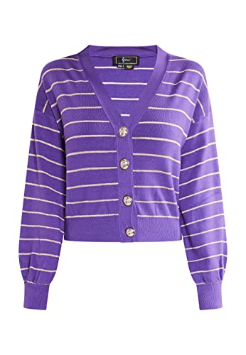SIDONA Damen Strickjacke 11025361-SI01, Lila, XS/S SIDONA Damen Strickjacke 11025361-SI01, Lila, XS/S von SIDONA