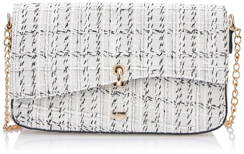 SIDONA Women's Abendtasche Damen Clutch, Weiss Mehrfarbig von SIDONA