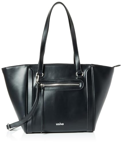 SIDONA Women's Damen Shopper, Schwarz von SIDONA