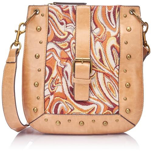 SIDONA Women's Handtasche, BEIGE Mehrfarbig von SIDONA