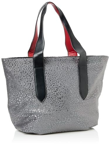 SIDONA Women's Handtasche Damen Shopper, GRAU von SIDONA