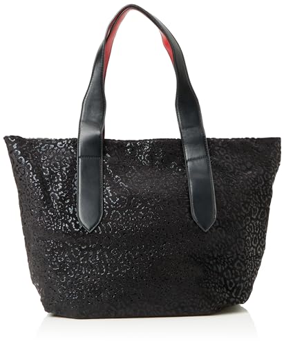 SIDONA Women's Handtasche Damen Shopper, SCHWARZ von SIDONA