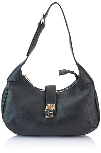 SIDONA Women's Schultertasche, SCHWARZ von SIDONA