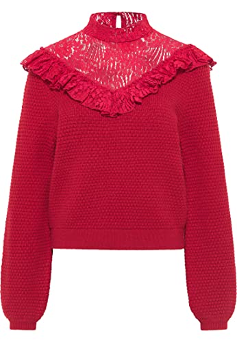 SIDONA Women's Strickpullover, Rot, M-L von SIDONA