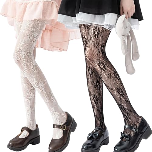 2 Paar Strumpfhosen Damen Kawaii Strumpfhosen Strümpfe Aushöhlen Spitze Aushöhlen Muster Lolita Hollow Strumpfhose Floral Strumpfhose Kawaii Spitze Strumpfhosen Damen Muster Strumpfhosen Damen Spitze von SIEUUOAK