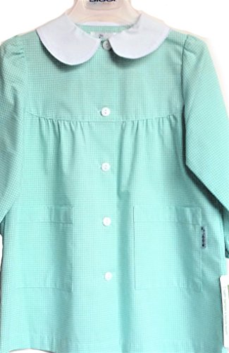 siggi Schürze Kindergarten Mädchen, grün, 2A-92CM von SIGGI