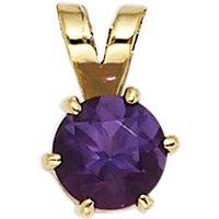 SIGO Anhänger 585 Gold Gelbgold 1 Amethyst lila violett Goldanhänger von SIGO