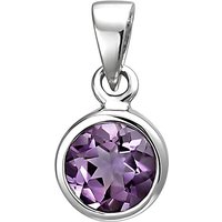 SIGO Anhänger 925 Sterling Silber 1 Amethyst lila violett von SIGO