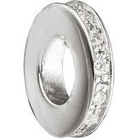 SIGO Anhänger 925 Sterling Silber rhodiniert mit Zirkonia rundum von SIGO