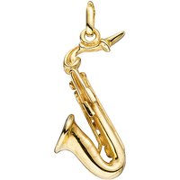 SIGO Anhänger Saxophon 925 Sterling Silber gold vergoldet von SIGO