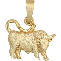 SIGO Anhänger Sternzeichen Stier 925 Sterling Silber gold vergoldet matt von SIGO