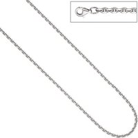 SIGO Ankerkette 925 Silber diamantiert 3,4 mm 55 cm Kette Halskette Silberkette von SIGO