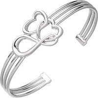 SIGO Armspange / offener Armreif Herz Herzen Unendlich 925 Sterling Silber Armband von SIGO