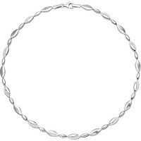 SIGO Collier Halskette 925 Silber 108 Zirkonia 45 cm Kette Silberkette von SIGO