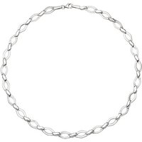 SIGO Collier Halskette 925 Silber 144 Zirkonia 45 cm Kette Silberkette von SIGO