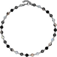 SIGO Collier Halskette SWAROVSKI® ELEMENTS mit Edelstahl 45 cm Kette von SIGO