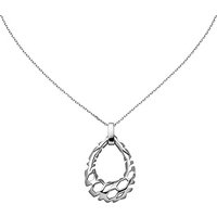 SIGO Collier Halskette Tropfen 925 Sterling Silber 45 cm Kette Silberkette von SIGO